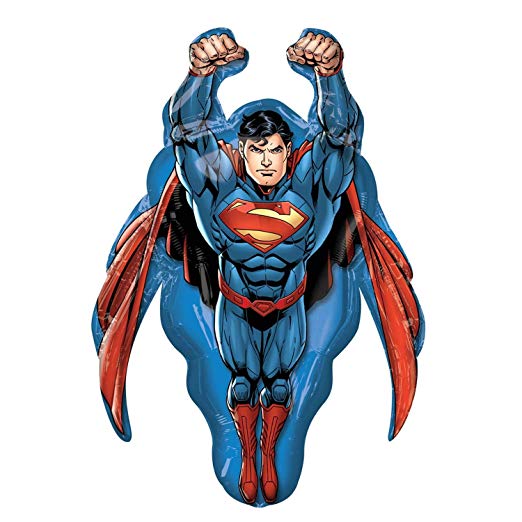Superman / Teräsmies, muotofoliopallo – Juhlatarvike